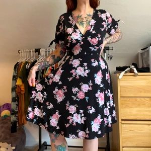 Torrid Floral Skater Dress